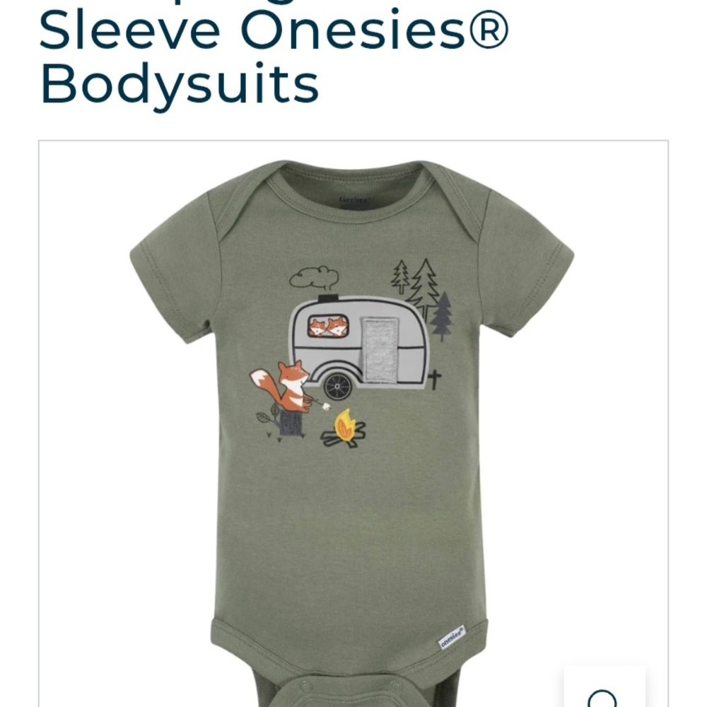 Gerber Camping Bodysuit